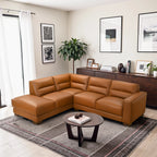 Muncie Leather Sectional