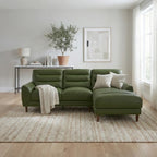 Clarion Top-Grain Sectional Sofa with Chaise 100 Wide