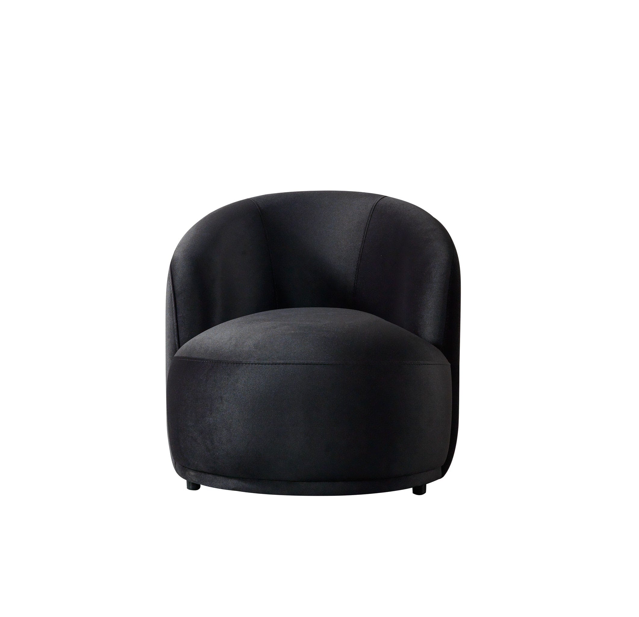 Bonita Velvet Collection Chair / Black Living Room Set Berch Furniture