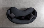 Bonita Velvet Collection Loveseat / Black Living Room Set Berch Furniture