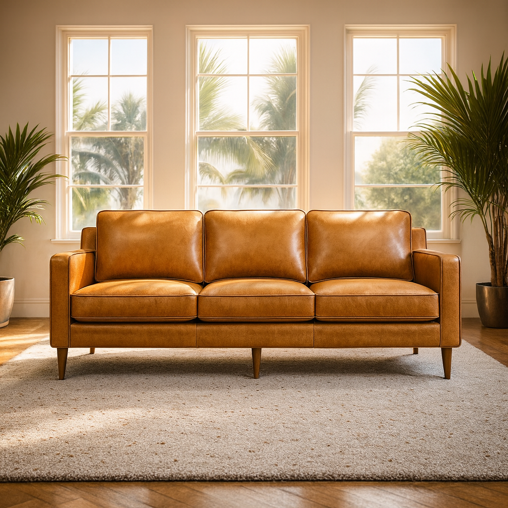 Cooper Leather Sofa