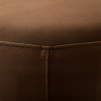 Bonita Round Velvet Ottoman/Stool
