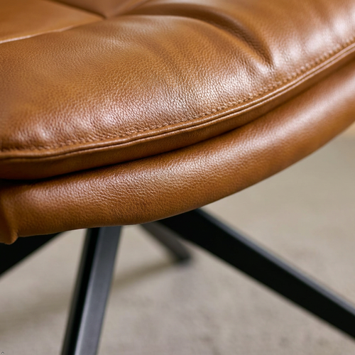 Swivel Vegan Leather Chair