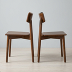 Solid Wood Dining Chair Set of 2