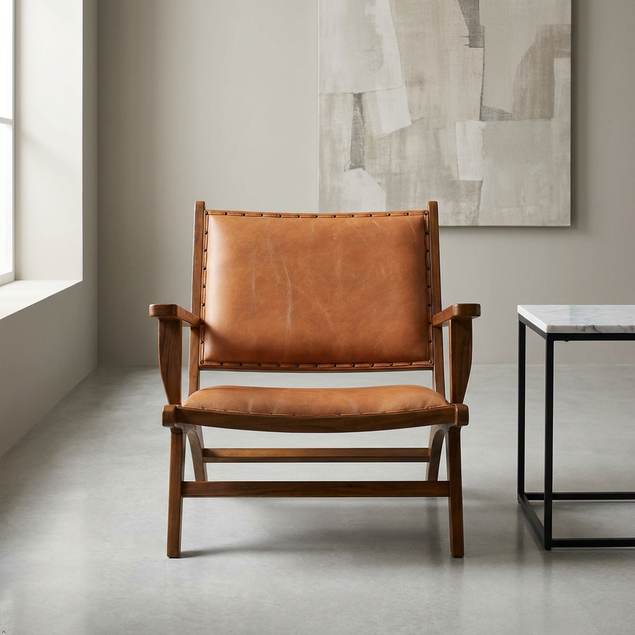 Daniel Tan Leather Armchair