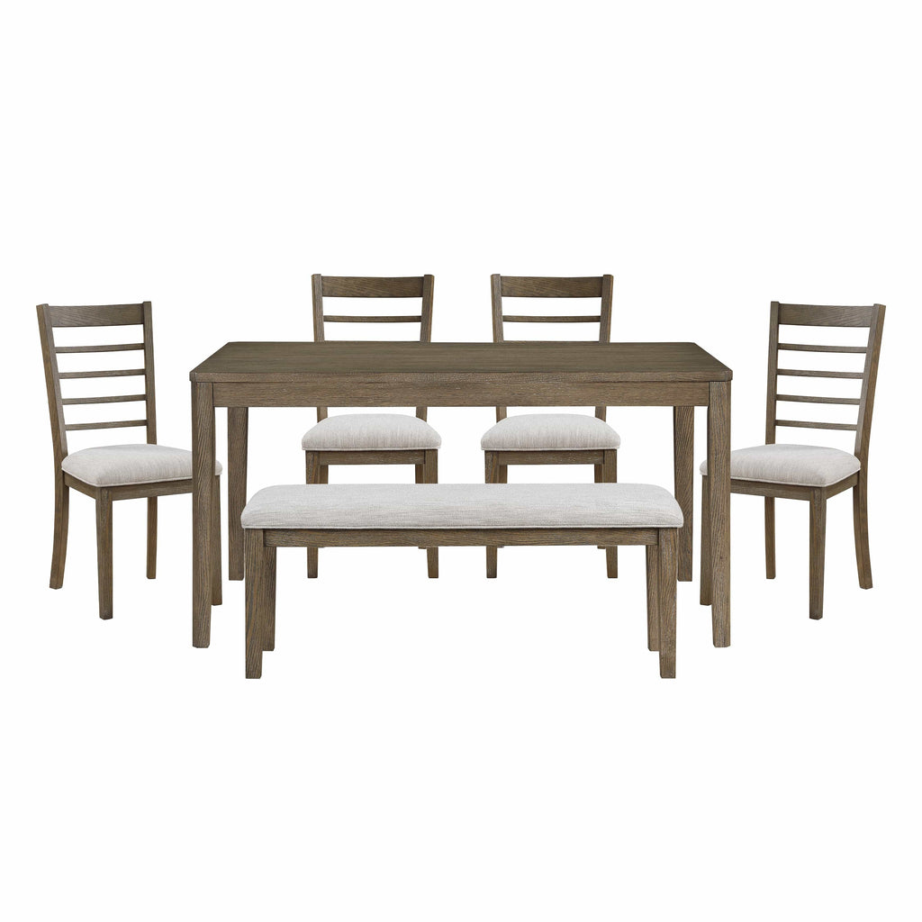 Emilia Dining Set w/ Bench Regular Dining Set Berch Furniture