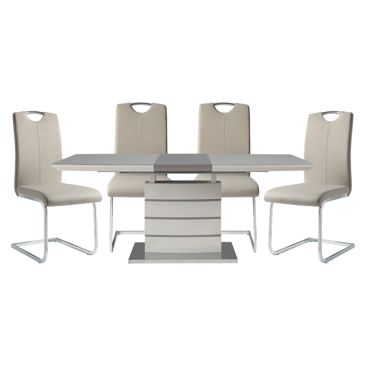 Glissand 7-Piece Dining Set Dining Set Berch Furniture