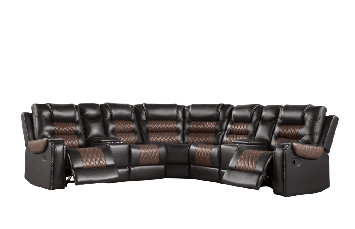 Hart Manual Sectional Reclining Berch Furniture