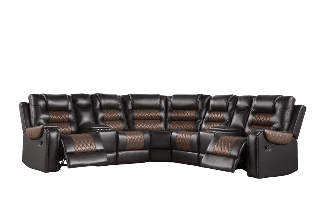 Hart Manual Sectional Reclining Berch Furniture