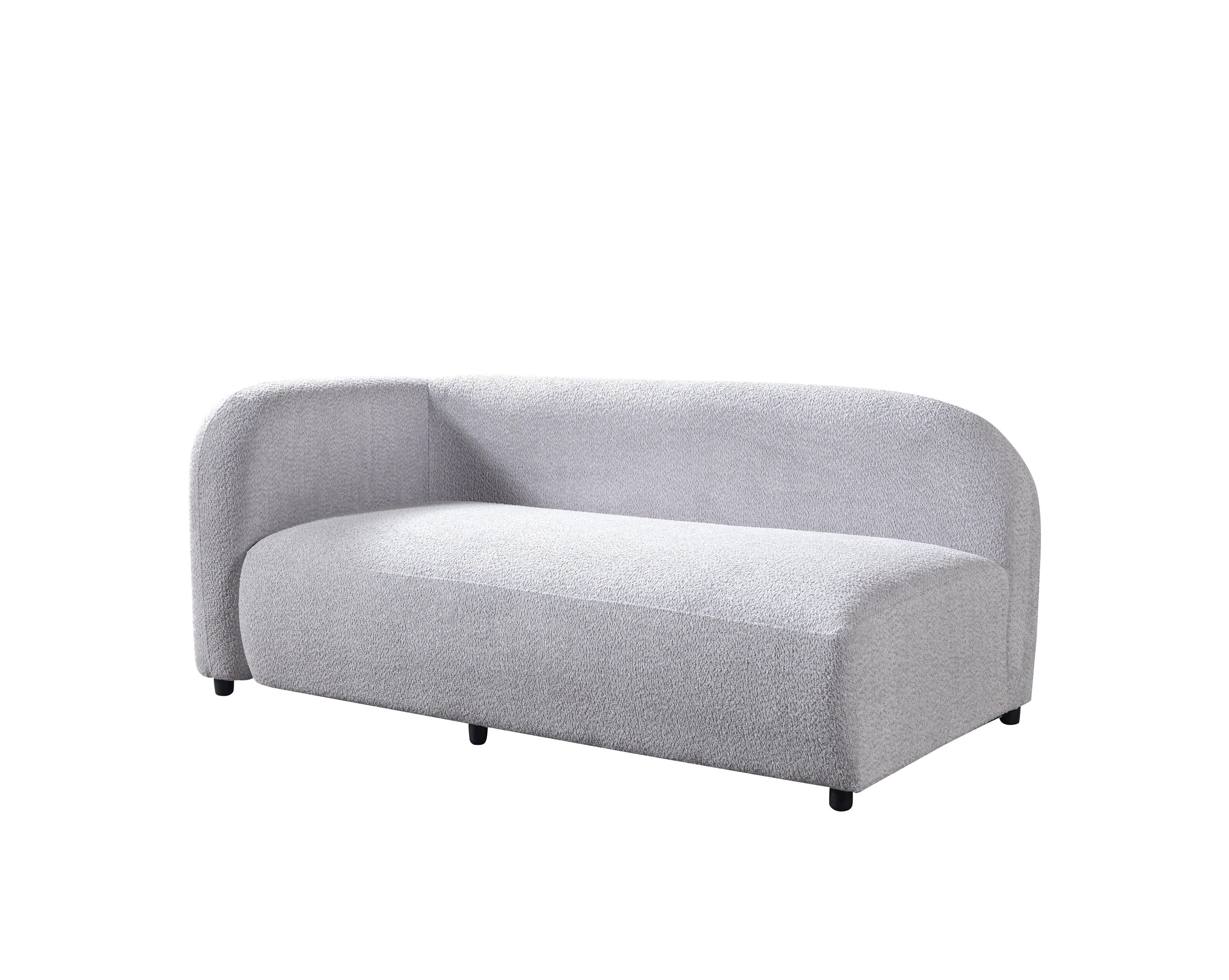 Liva Boucle Sectional Sectional Berch Furniture