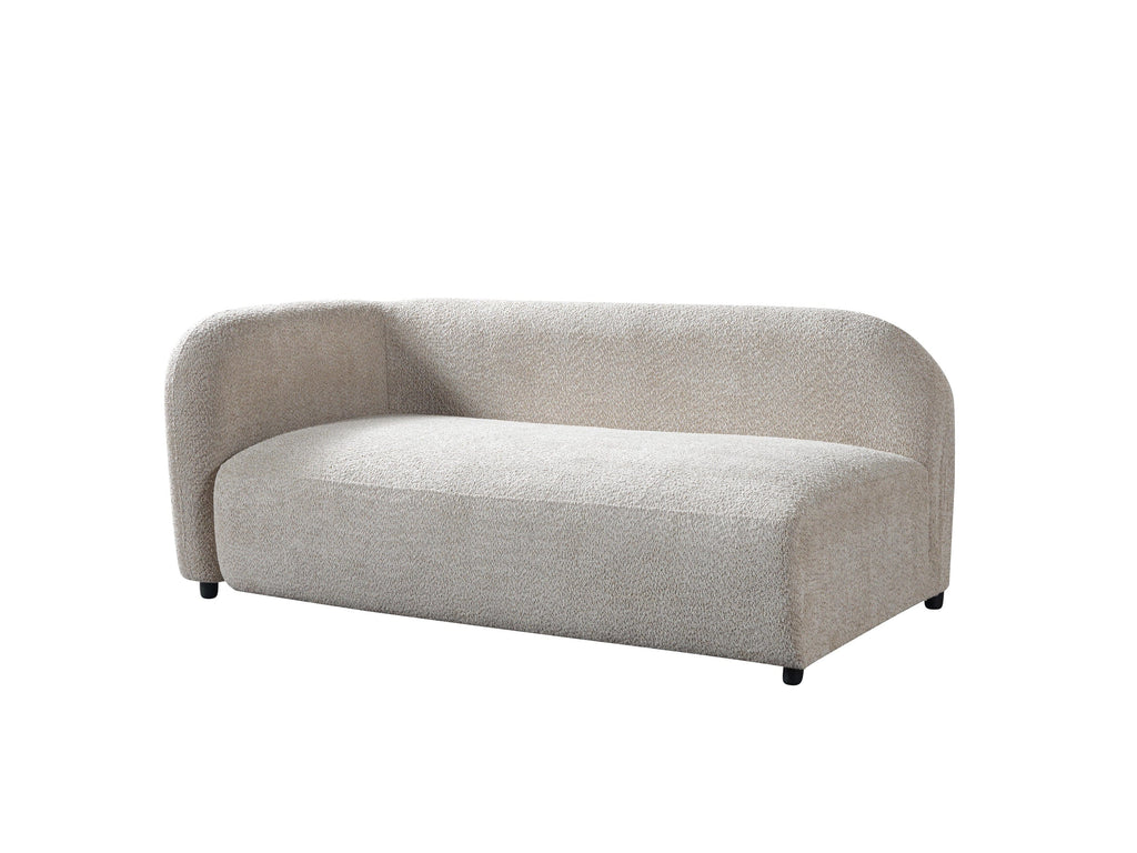 Liva Boucle Sectional Sand Sectional Berch Furniture