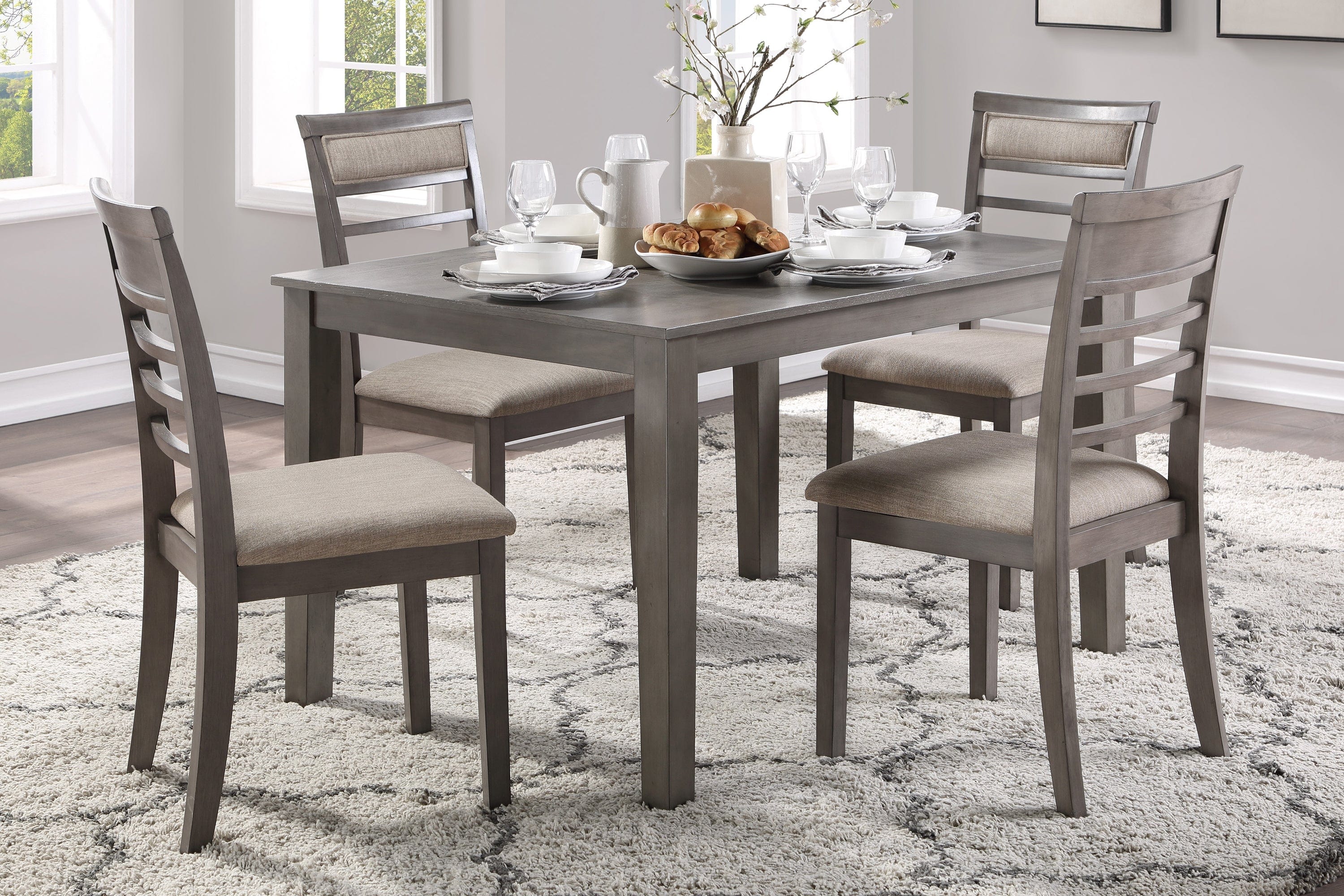 Lovell 5-Piece Dining Set Dining Set Berch Furniture