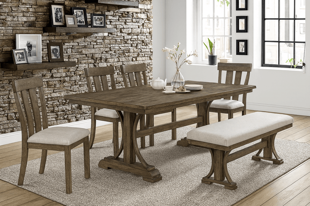 Quincy 6-Piece Dining Set Dining Set Berch Furniture